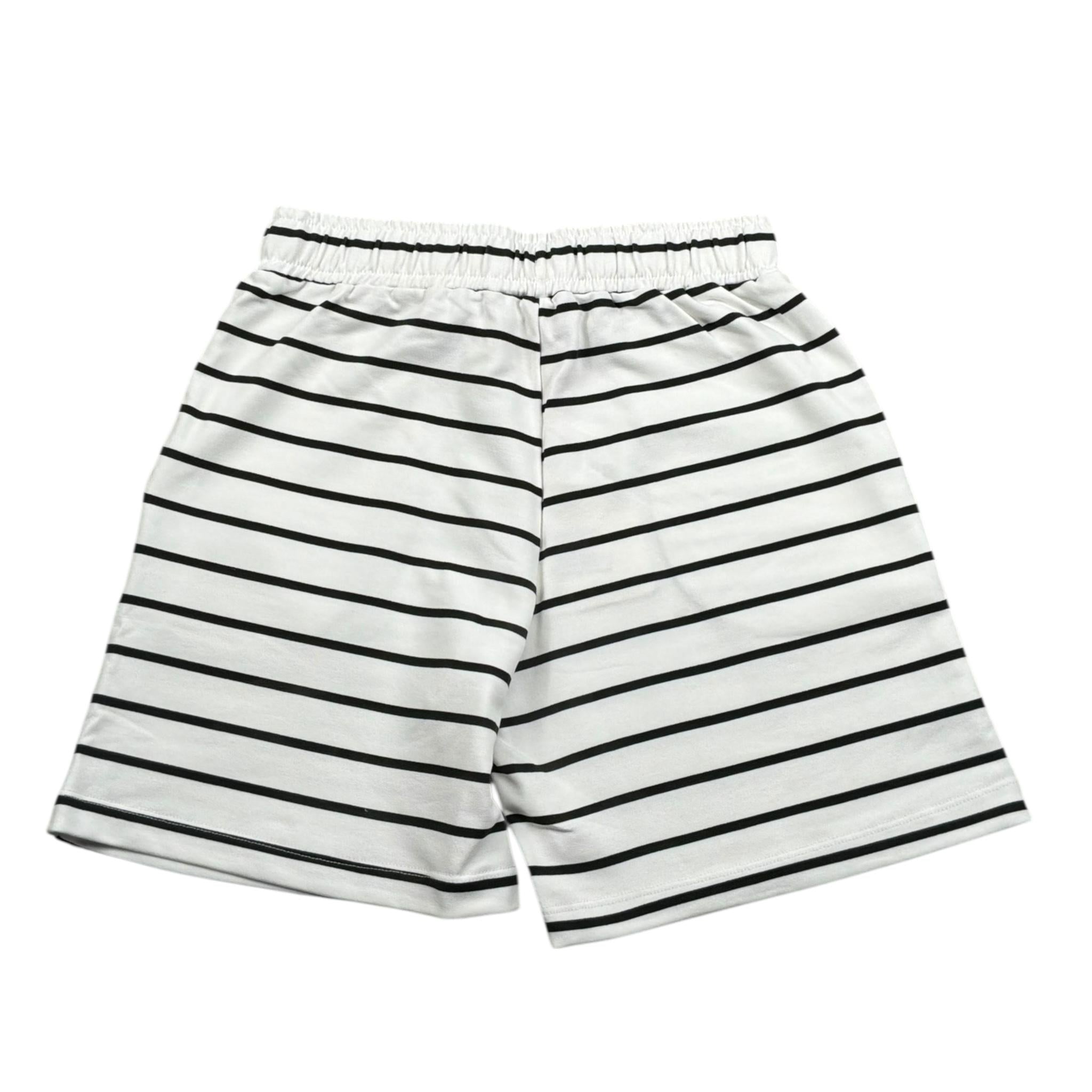 Vicolo Short Tinta Unita Fantasia A Righe per Bambina 3146SF00365 BIANCO VICOLO 