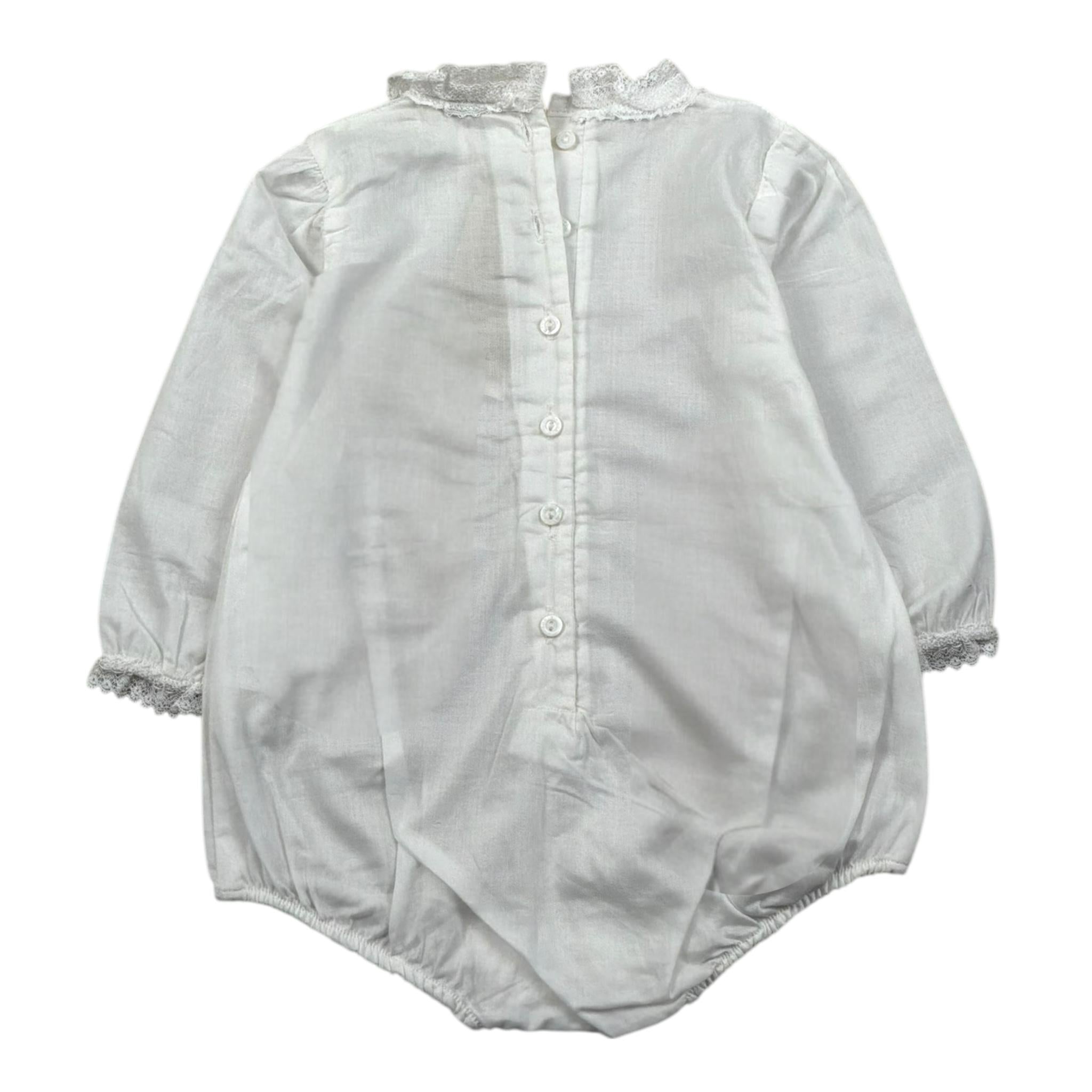 Wedoble Body Camicia Manica Lunga Tinta Unita per Neonata V230196A BIANCO WEDOBLE 