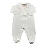 La Stupenderia Tutina Tinta Unita con Stampa per Neonata TBTT67 PANNA/ROSA LA STUPENDERIA 