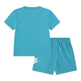 Nike Completo 2 Pezzi T-Shirt-Bermuda tinta unita Tiffany per Neonato 56L596 TIFFANY NIKE 