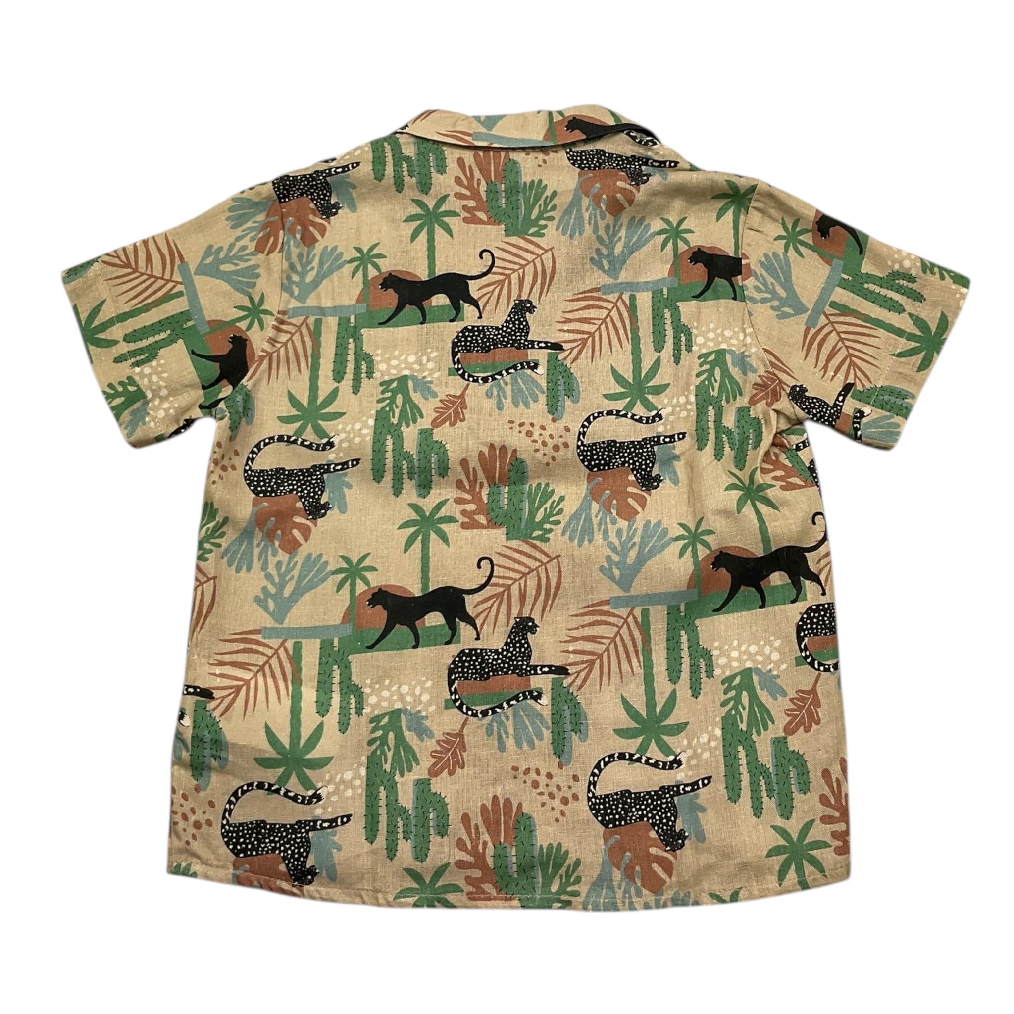 M+E' Camicie Mezza Manica Stampa Fantasia per Neonato UEM0562 BEIGE M+E' 