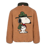 SAINT BARTH giubbino tinta unita con zip e contrasti Cammello per Bambino KEYSTONEX CAMMELLO SAINT BARTH 