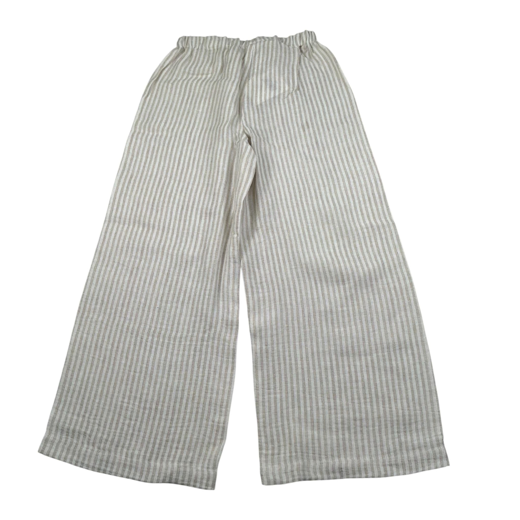 Il Gufo Pantalone Fantasia A Righe con Elastico In Vita per Bambina P25PL451L1018X BEIGE IL GUFO 