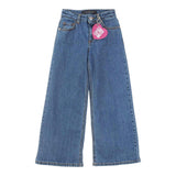 John Richmond Jeans, einfarbig, Palazzo-Stil, mit verstellbarer Taille, blau, für Mädchen