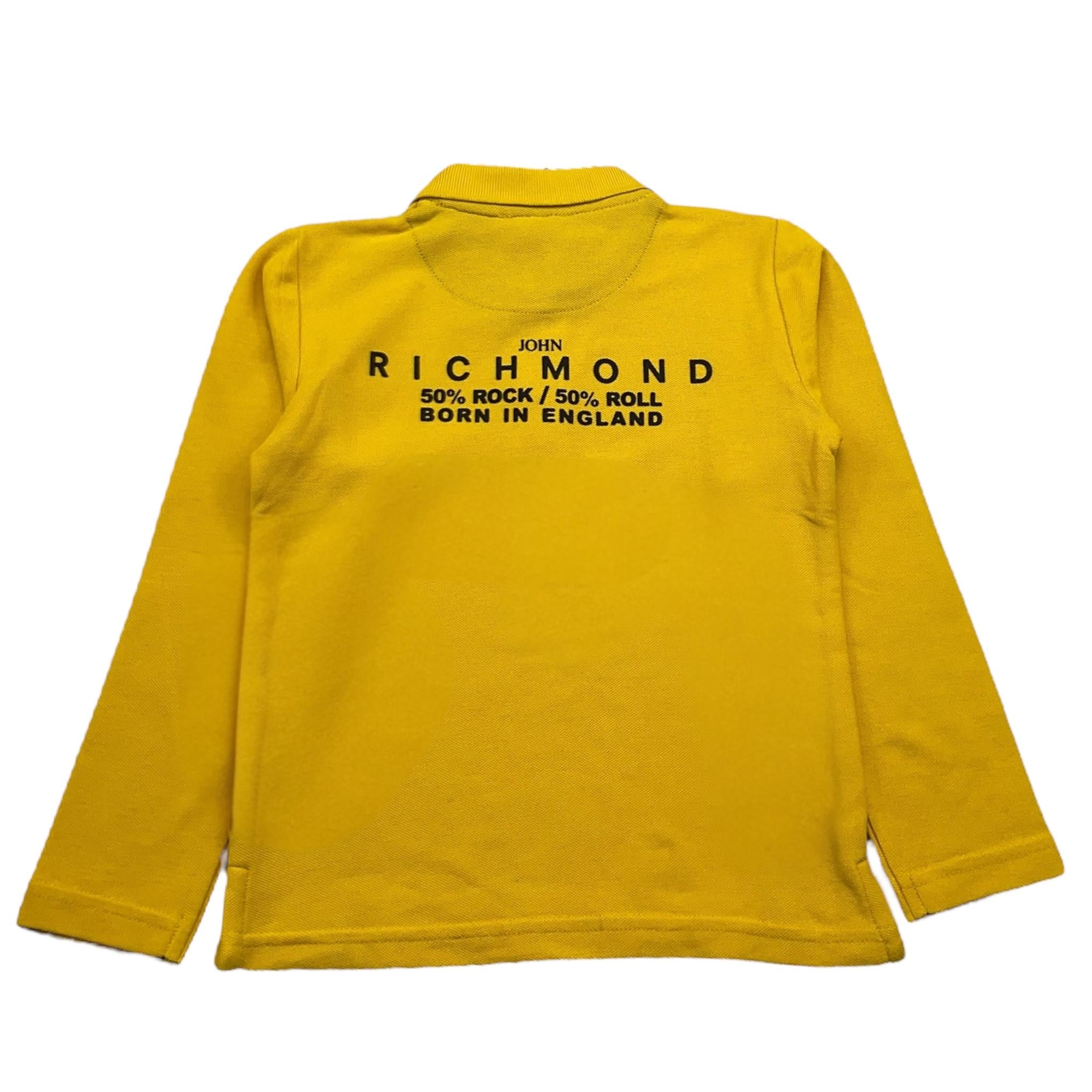 JOHN RICHMOND polo manica lunga tinta unita Giallo per Bambino RIA24038POOF GIALLO JOHN RICHMOND 