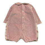 MARLU' pagliaccett tinta unita con fantasia pois Rosa per Neonata IB1023 ROSA MARLU' 