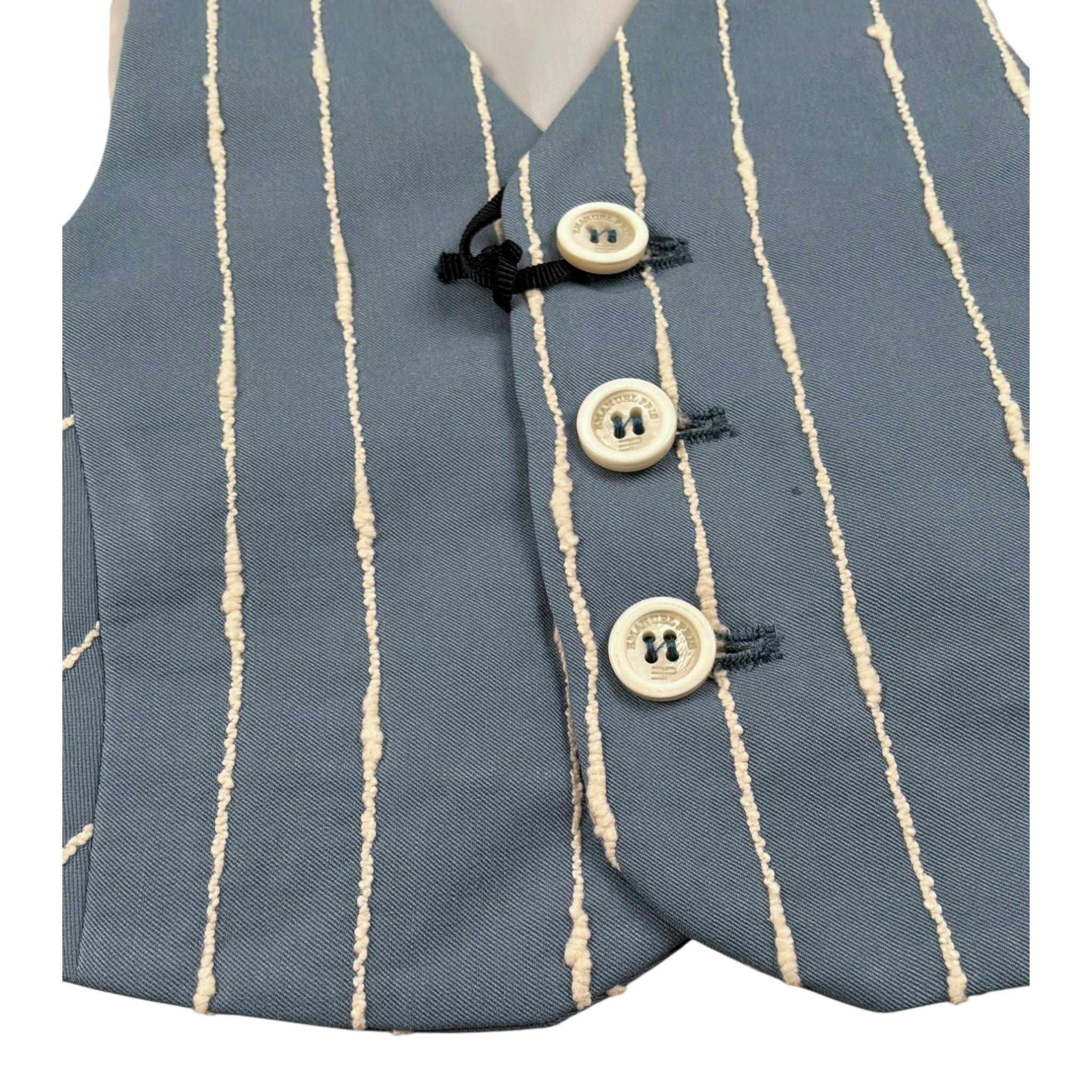 Emanuel Pris Gilet Tinta Unita per Neonato EP202I AZZURRO EMANUEL PRIS 