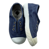 Chipie Sneakers Einfarbig mit Kontrastsohle Blau für Neugeborene