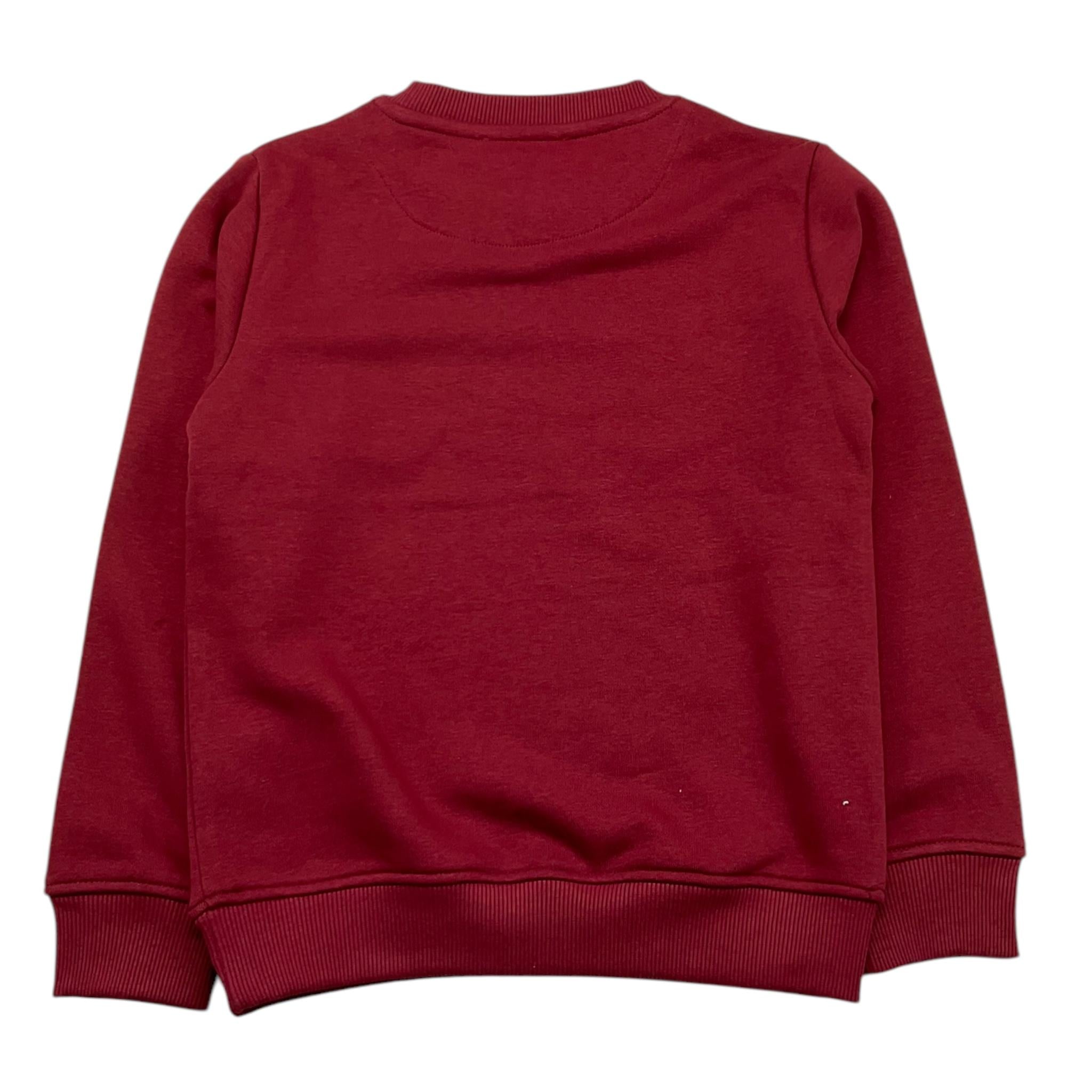 TRUSSARDI felpa chiusa girocollo tinta unita Rosso per Bambino TBA25008 ROSSO TRUSSARDI 