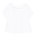Il Gufo Camicia Mezza Manica Tinta Unita per Bambina P25CC107R0004X BIANCO IL GUFO 