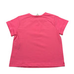Twinset T-Shirt Girocollo tinta unita con Logo Rosa per Bambina 241GJ245 ROSA TWINSET 