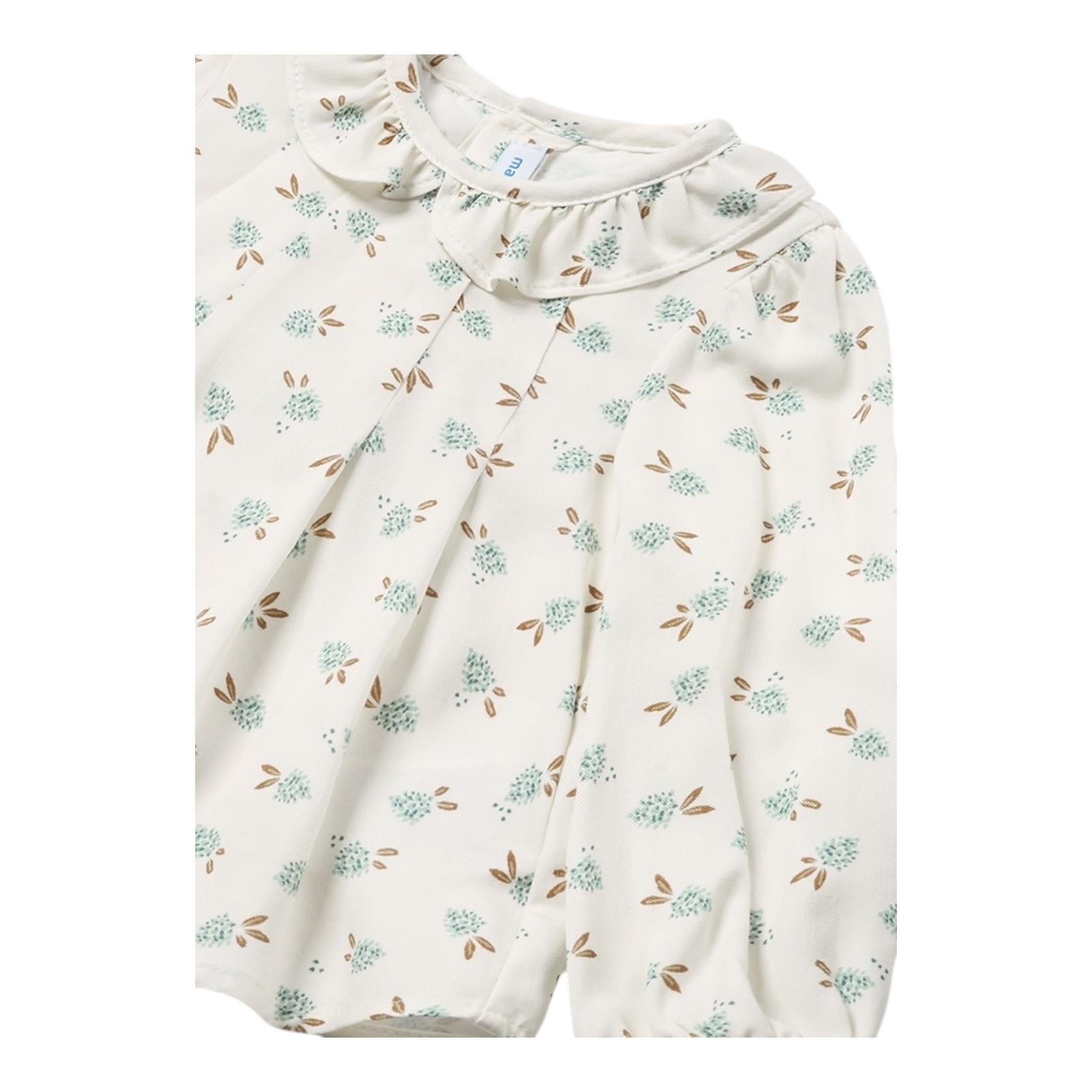 MAYORAL camicia manica lunga tinta unita stampa fantasia Panna per Bambina 2193 PANNA MAYORAL 