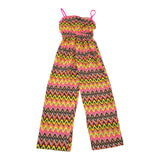 F**K Einfarbiger Einteiler Jumpsuit mit beigem Muster für Mädchen
