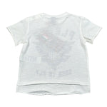 Please T-Shirt Girocollo tinta unita con Stampa Bianco per Neonato MB36030B BIANCO PLEASE 