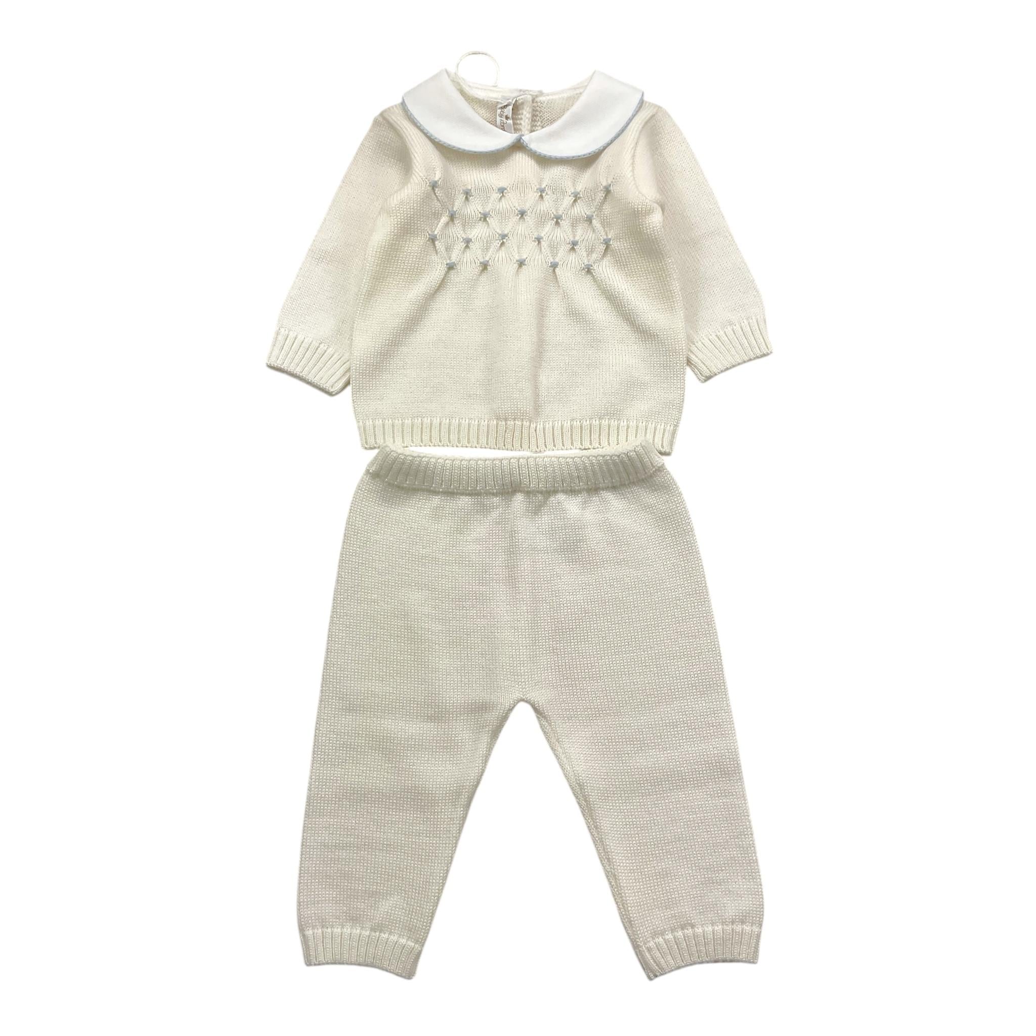 BABY LORD completo maglia-leggins tinta unita Panna per Neonata 521 PANNA BABY LORD 