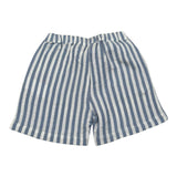 Petit Indi Bermuda Fantasia A Righe Bicolore per Neonato SS25BK7938N AZZURRO PETIT INDI 