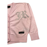 JOHN RICHMOND cardigan tinta unita con ricamo logo Rosa per Bambina RGA25013CD ROSA JOHN RICHMOND 