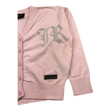 JOHN RICHMOND cardigan tinta unita con ricamo logo Rosa per Bambina RGA25013CD ROSA JOHN RICHMOND 