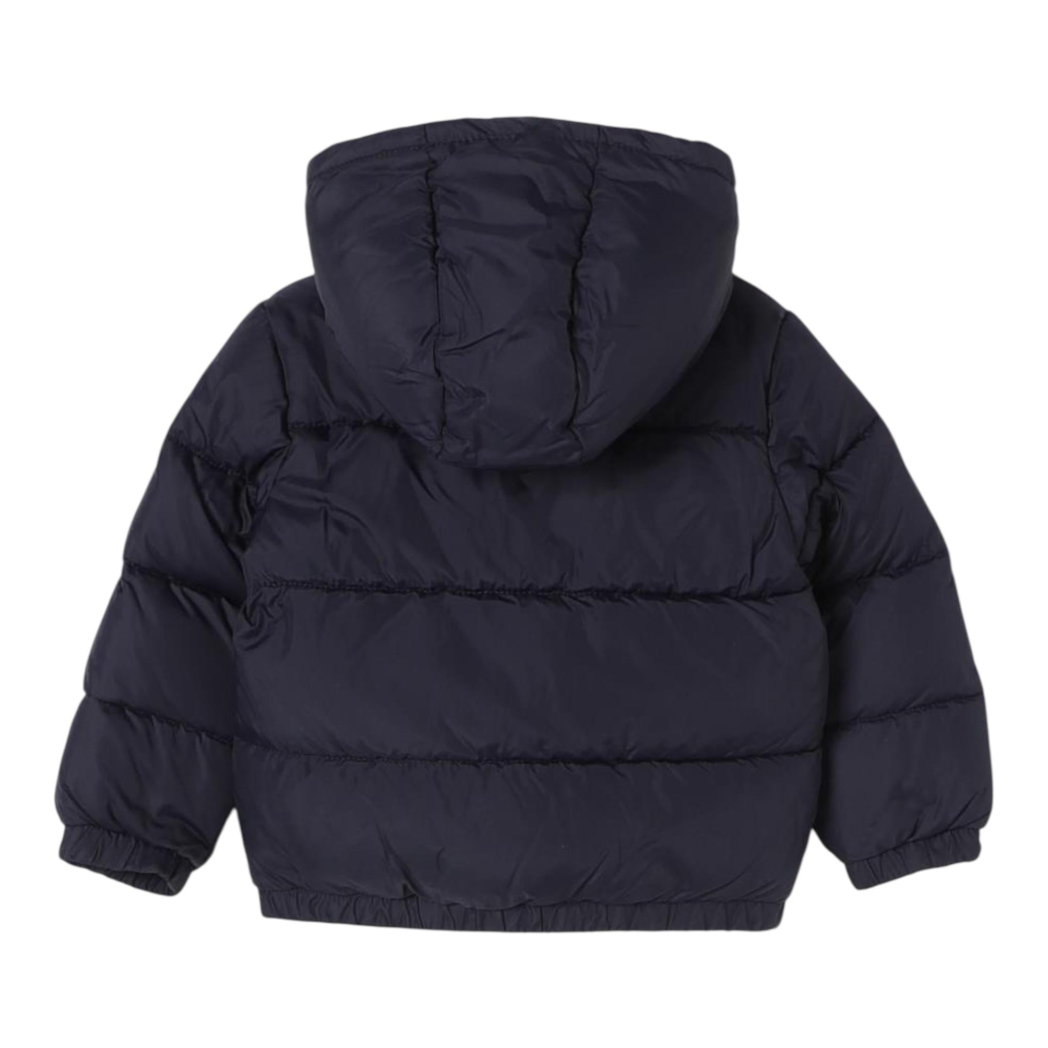 TOMMY HILFIGER giubbino tinta unita con zip e cappuccio Blu per Neonato KN0KN01909 BLU TOMMY HILFIGER 