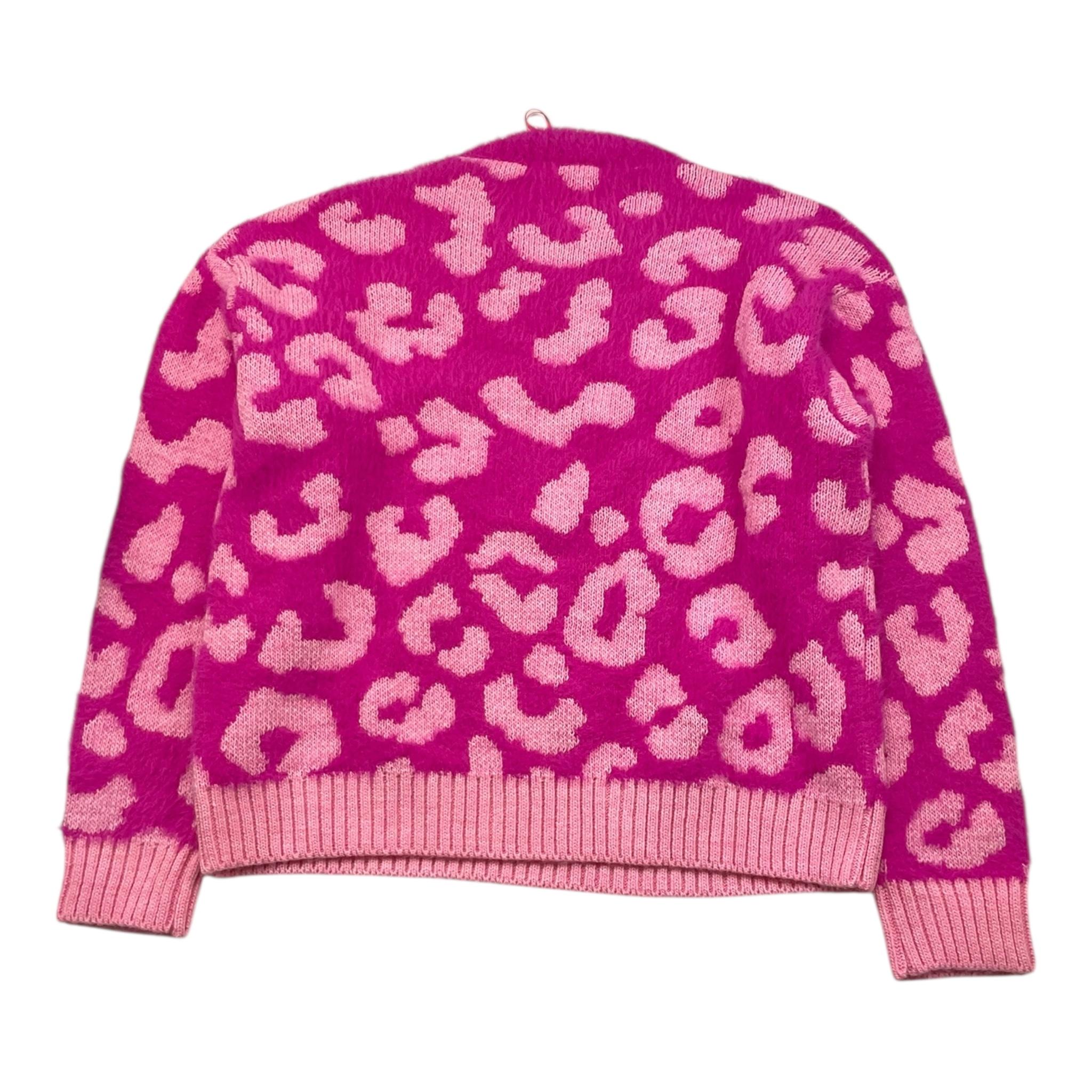 KAOS maglia tinta unita con fantasia maculata Magenta per Bambina KS045 MAGENTA KAOS 