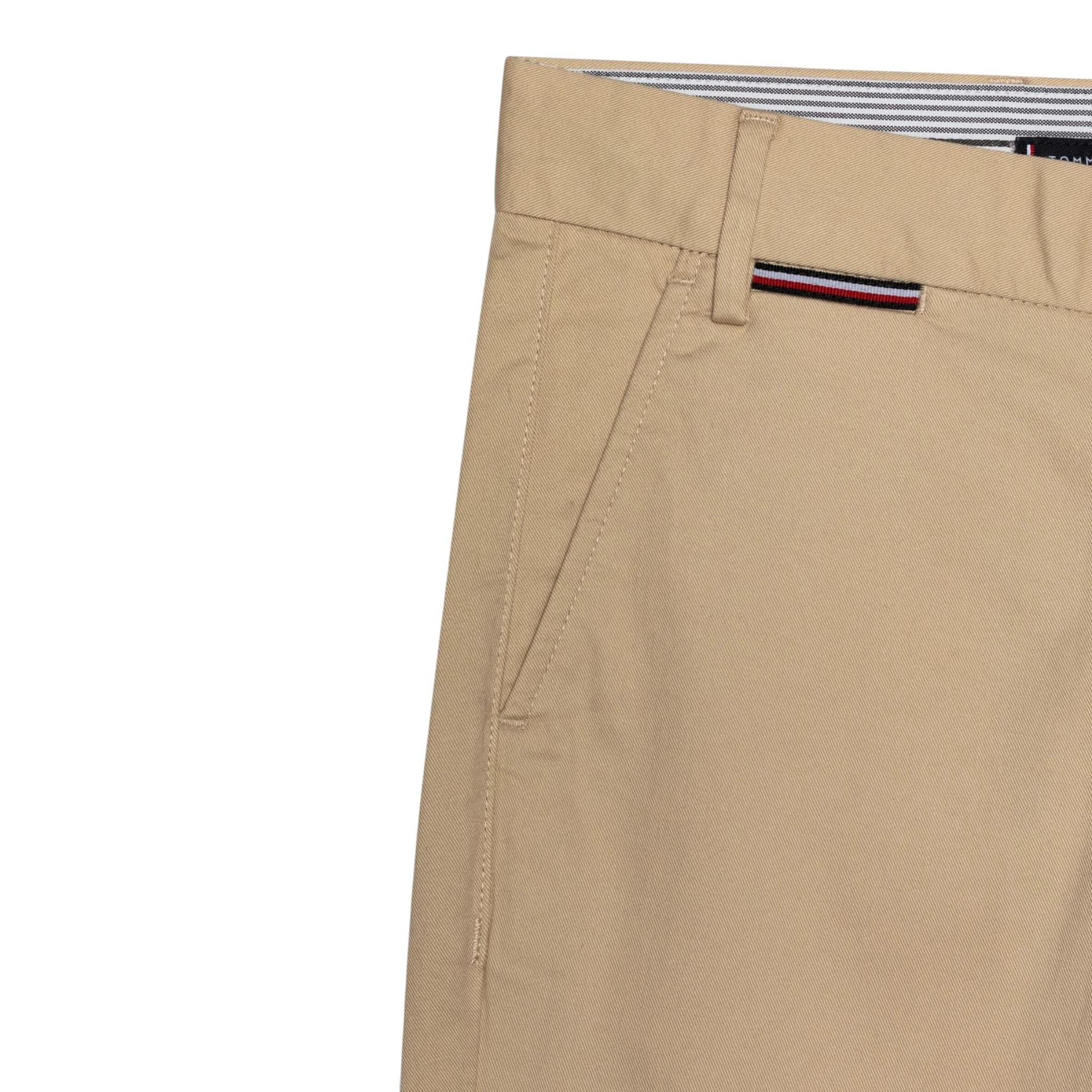 Tommy Hilfiger Pantalone tinta unita con Girovita Regolabile Beige per Bambino KB0KB08609T BEIGE TOMMY HILFIGER 