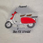 F**K T-Shirt Girocollo Tinta Unita con Stampa per Bambino FJ2450044WH BIANCO F**K 