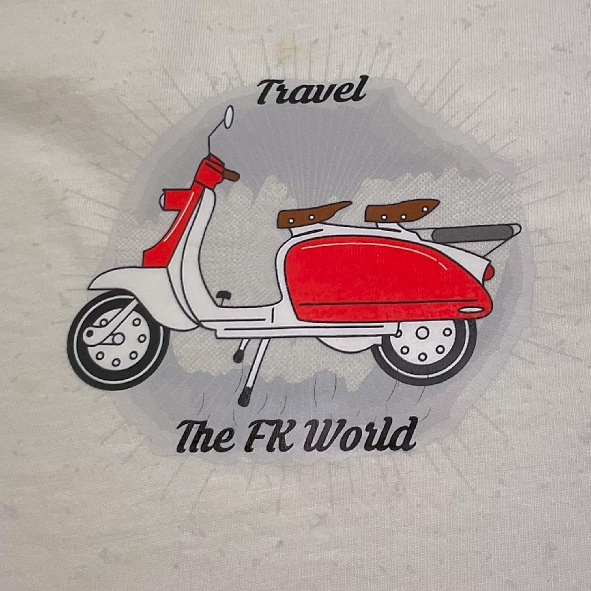 F**K T-Shirt Girocollo Tinta Unita con Stampa per Bambino FJ2450044WH BIANCO F**K 