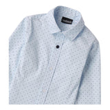 Sarabanda Camicia Manica Lunga Tinta Unita Fantasia Pois per Bambino 0A124 AZZURRO SARABANDA 
