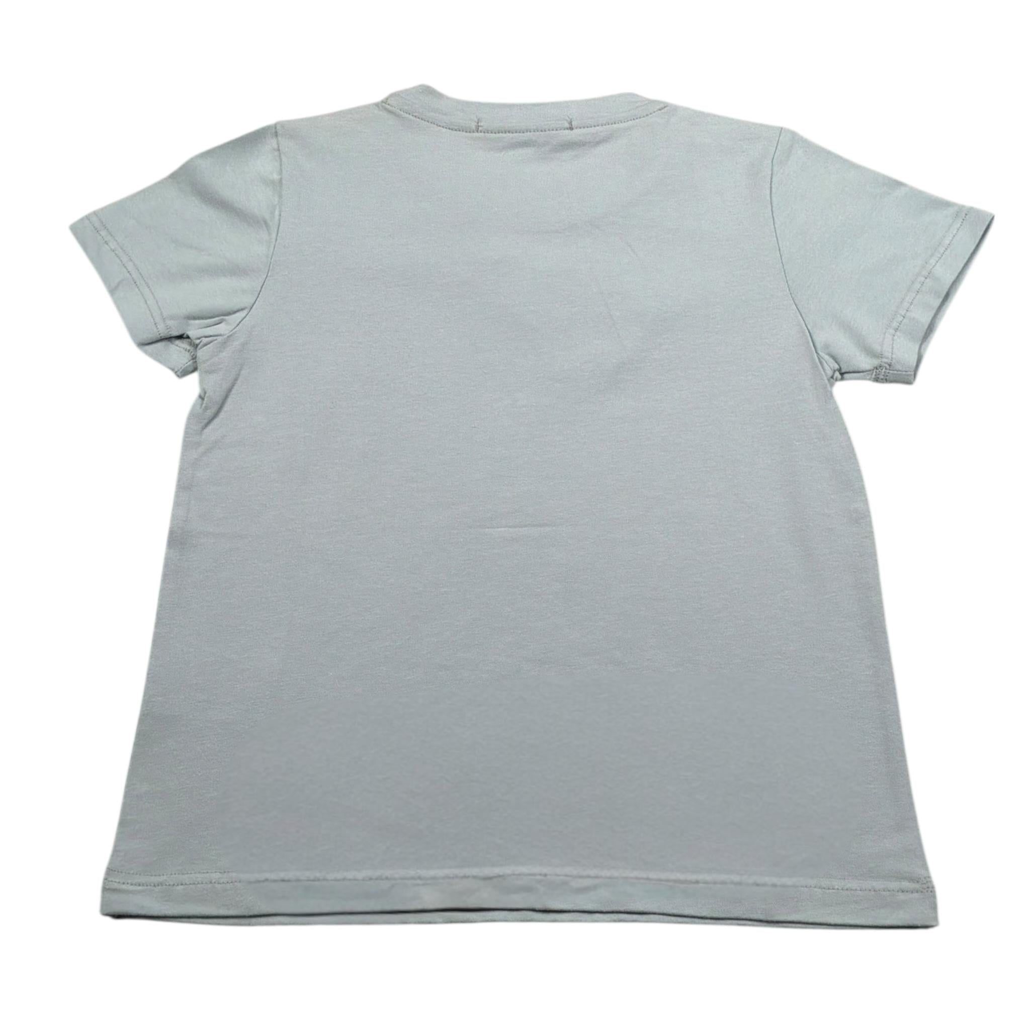 Hinnominate T-Shirt Girocollo tinta unita con Logo Azzurro per Bambino 3646M0094 AZZURRO HINNOMINATE 