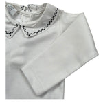 Seerose Body Manica Lunga Tinta Unita con Colletto per Neonata BDRS BIANCO SEEROSE 