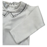 Seerose Body Manica Lunga Tinta Unita con Colletto per Neonata BDRS BIANCO SEEROSE 