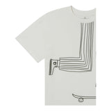 Stella Mccartney T-Shirt Girocollo Tinta Unita con Stampa per Bambino TW8Q81 BIANCO STELLA McCARTNEY 