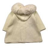 MAC ILUSIO'N cardigan tinta unita con cappuccio Panna per Neonata 9498H PANNA MAC ILUSIO'N 