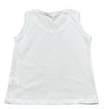 Mousse Canotta Tinta Unita con Stampa per Bambino DINOBEACHH BIANCO MOUSSE 