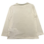 ERMANNO SCERVINO shirt girocollo tinta unita con ricami Bianco per Bambino SFTS001 BIANCO ERMANNO SCERVINO 