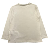 ERMANNO SCERVINO shirt girocollo tinta unita con ricami Bianco per Bambino SFTS001 BIANCO ERMANNO SCERVINO 