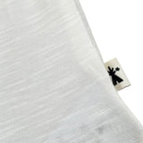 Petit Indi T-Shirt Girocollo Tinta Unita per Neonato SS25B2717 BIANCO PETIT INDI 