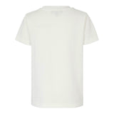 Emporio Armani T-Shirt Girocollo Tinta Unita con Logo per Bambino EB000166X PANNA EMPORIO ARMANI 