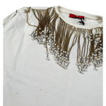 Jijil Abito Felpa tinta unita con Applicazioni Panna per Bambina JJE23AB017 PANNA JIJIL 