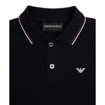 Emporio Armani Polo Mezza Manica Tinta Unita per Bambino 8N4FB3X BLU EMPORIO ARMANI 