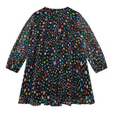 STELLA McCARTNEY abito manica lunga tinta unita cn stampa stelle Nero per Neonata TV1C40 NERO STELLA McCARTNEY 