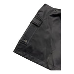 SARABANDA short in ecopelle tinta unita Nero per Bambina A240 NERO SARABANDA 