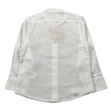 Pure Firenze Camicia Manica Lunga Collo Coreano Tinta Unita per Neonato PC03176 BIANCO PURE FIRENZE 