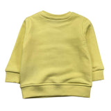 TRUSSARDI felpa chiusa girocollo tinta unita con stampa Giallo per Neonato TIA25166 GIALLO TRUSSARDI 