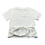 Miss Grant T-Shirt Girocollo tinta unita con Stampa Bianco per Bambina MG237J BIANCO MISS GRANT 