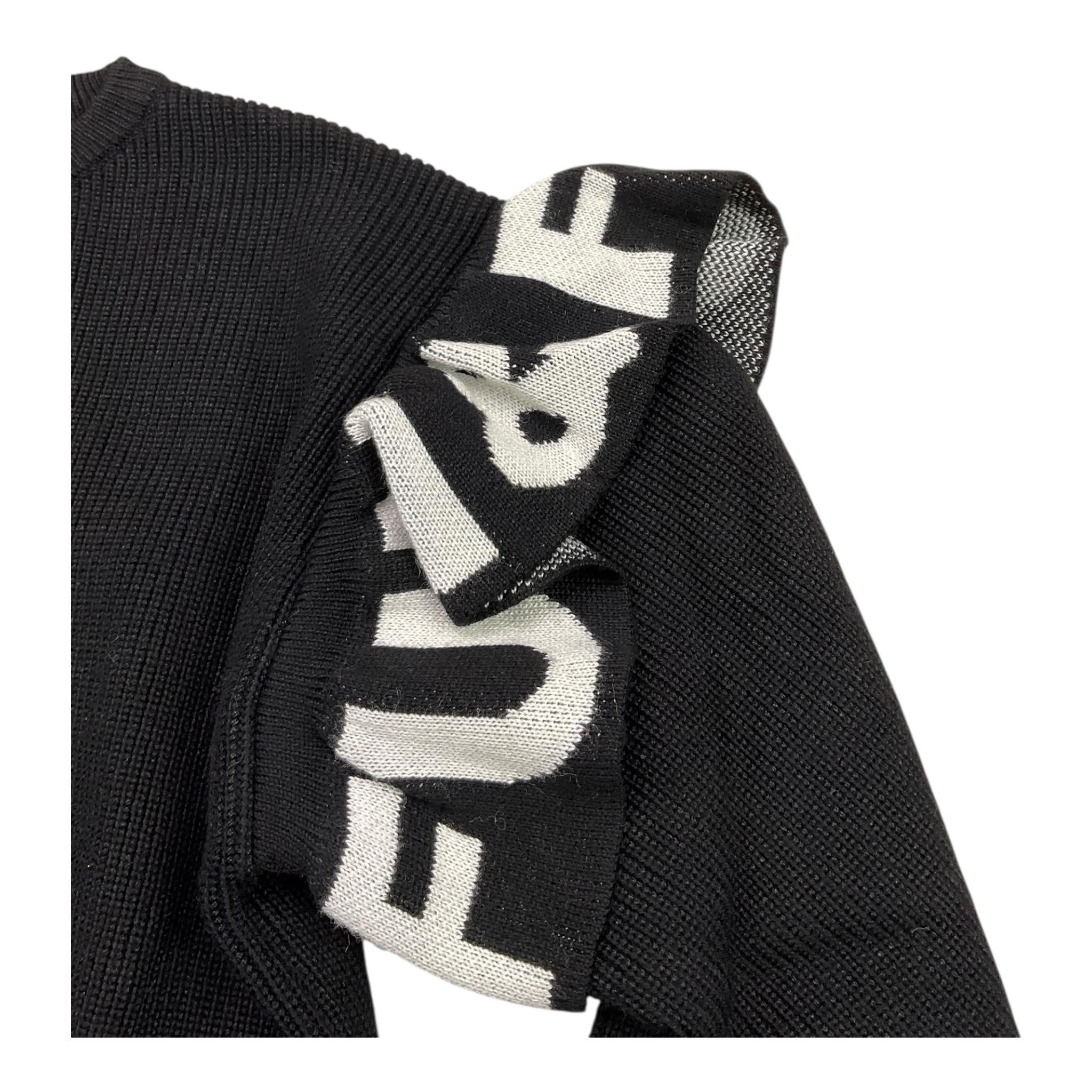 FUN & FUN maglia girocollo tinta unita con rouches alle maniche  Nero per Bambina FNBSW15582 NERO FUN & FUN 