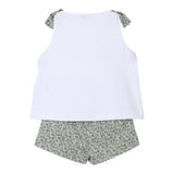 Il Gufo Completo 2 Pezzi Canotte-Culotte per Neonata P25DP528MF032 BIANCO IL GUFO 