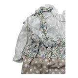 Marlu' Completo 2 Pezzi Camicia-Pagliaccetto per Neonata EL2360 BEIGE MARLU' 