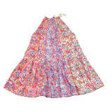 Philosophy Einfarbiges Kleid mit rosa Blumenmuster für Mädchen
