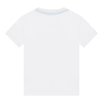 Guess T-Shirt Gircollo Tinta Unita con Stampa per Neonato I2GI06K8HM0 BIANCO GUESS 